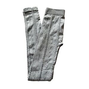 Nikibiki Textured Cable Knit Blue Fashion Leggings Size OS